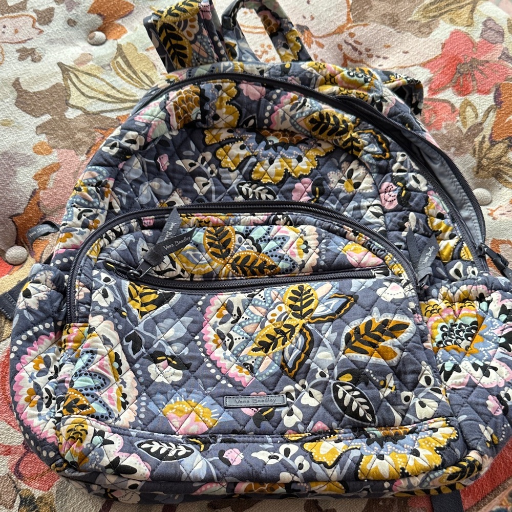 Vera Bradley Multicolor Quilted Backpack